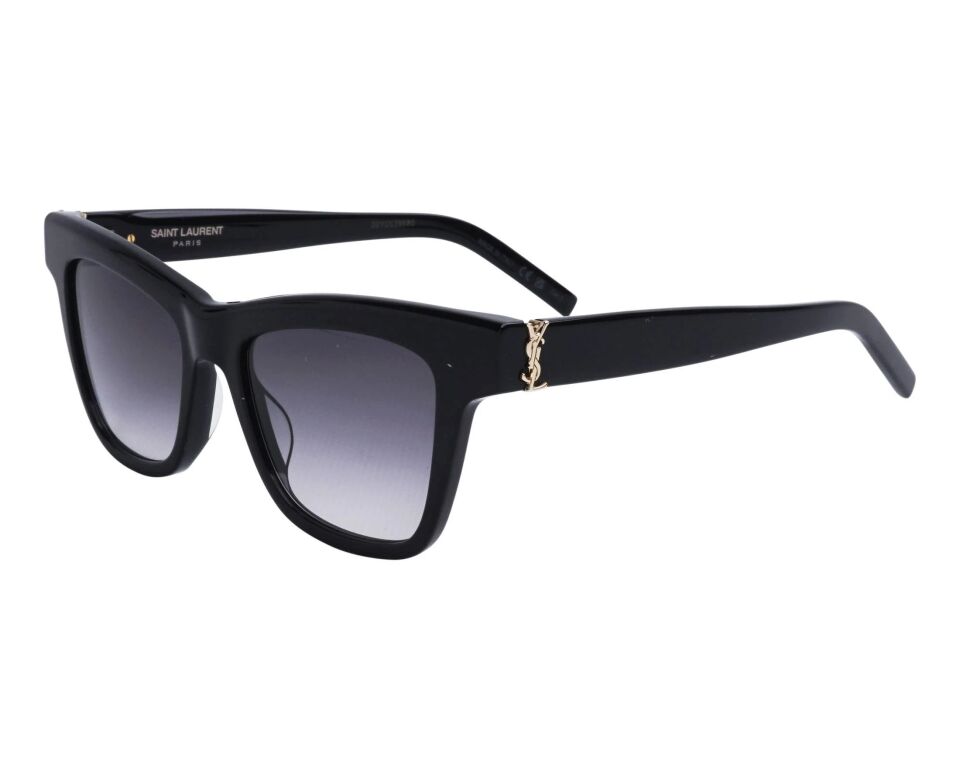 Saint Laurent SL M106 BLACK BLACK GREY 52-18-140 Kadin Günes Gözlügü