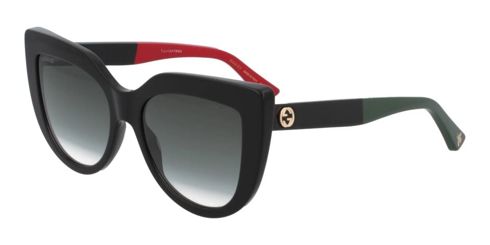 Gucci GG0164SN BLACKBLACKGREEN Kadın Güneş Gözlüğü