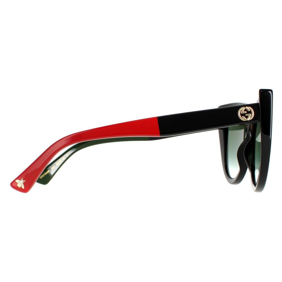 Gucci GG0164SN BLACKBLACKGREEN Kadın Güneş Gözlüğü