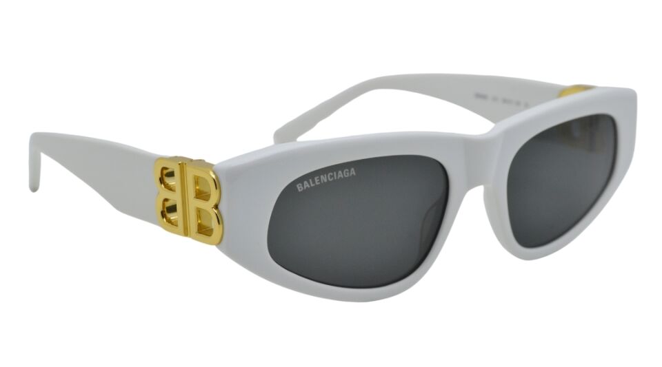 Balenciaga BB0095S 012 WHITE-GOLD-GREY Kadın Güneş Gözlüğü