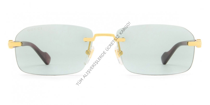 Gucci GG1221S-003 GOLD-BURGUNDY-GREEN 56-16-140 Unisex Günes Gözlük