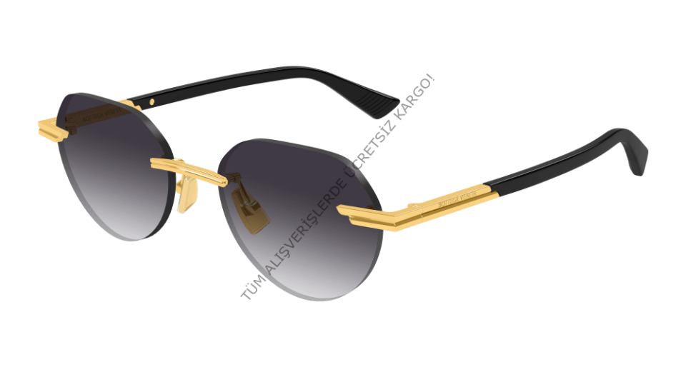 Bottega Veneta BV1379S 001 51-19-145 Unisex Günes Gözlük