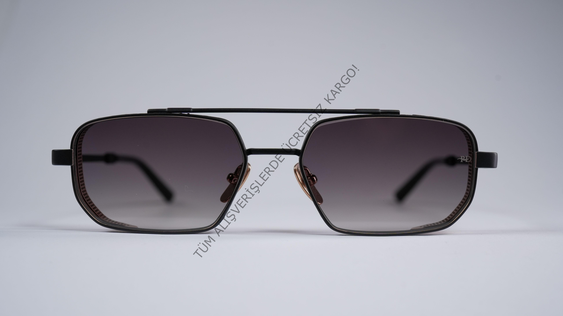 Presidorya PD 7031 MBLK/GRY 55-17-145 Unisex Günes Gözlük