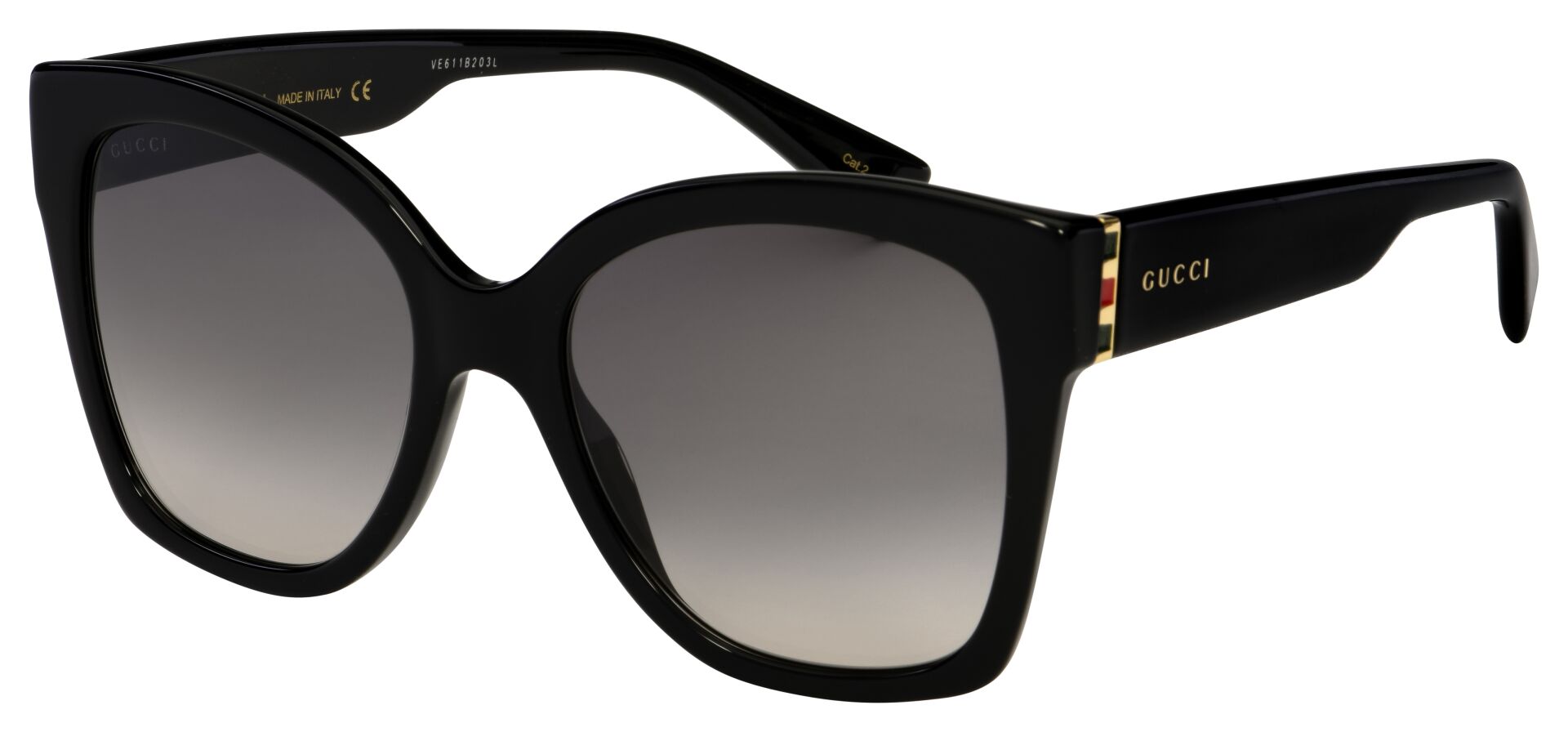 Gucci GG0459/S 001 BLACKGOLDGREY Kadın Güneş Gözlüğü